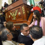 Choque legislativo                                                                 Riña frena sesión por Paquete 2026