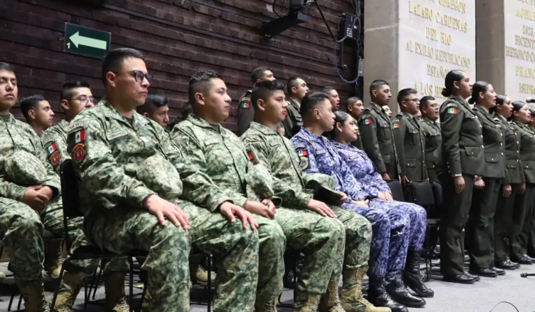 Homenaje militar Diputados reconocen operativo contra El Mencho