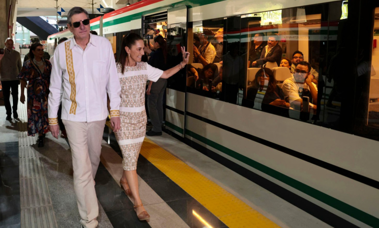 Claudia Sheinbaum Inaugura tren directo Buenavista-AIFA