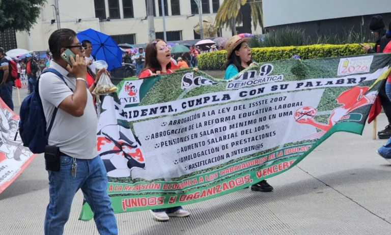 CNTE Advierte Exige diálogo directo con Sheinbaum