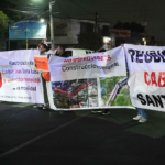Denuncian operativo Vecinos rechazan obras del Cablebús